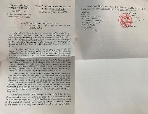 Đính chính nội dung bài viết: 'Thành phố Tuy Hòa - Phú Yên: Cắm biển cấm, xe cấm vẫn ngang nhiên hoạt động'
